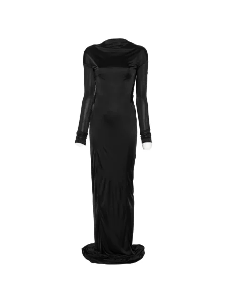 Lung rochie maxi Petar Petrov negru