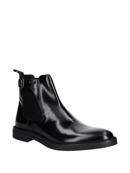 Botine chelsea Boss din piele negru