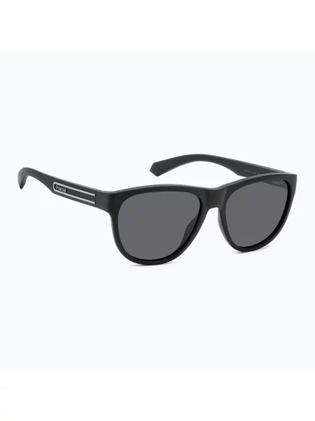 Okulary przeciwsłoneczne Polaroid PLD matte black/grey polarized czarne