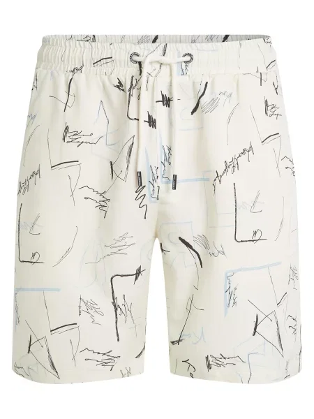 Karl Lagerfeld Kalhoty béžová / světlemodrá černá