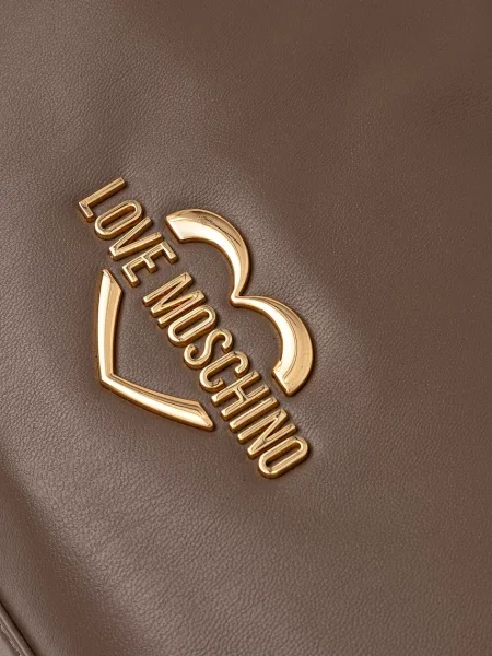 Кожаная сумка Love Moschino