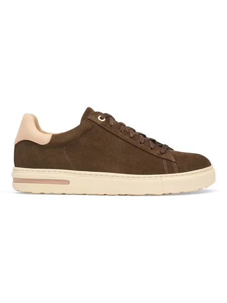 Birkenstock Bend Low Suede Leather маратонки от велур кафяво