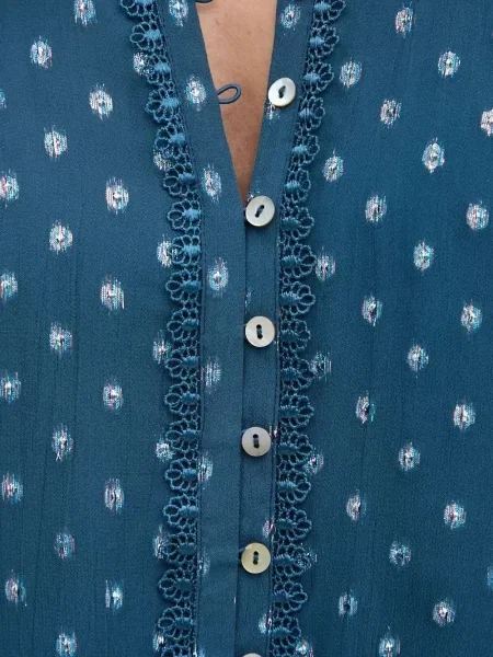 Cămașă Bruuns Bazaar albastru