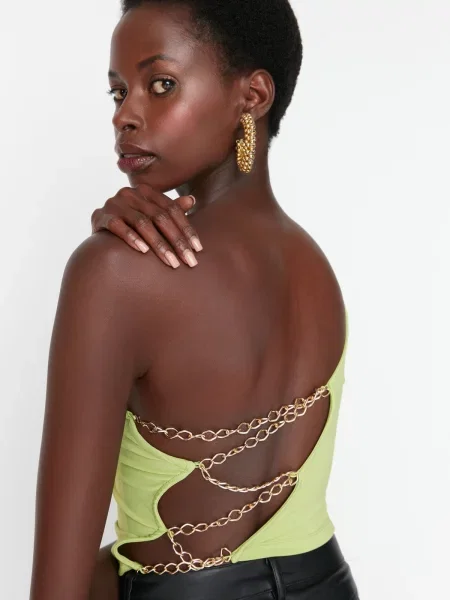 Блуза Trendyol зелено