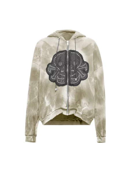 Bluza z kapturem John Richmond z kapturem beżowa