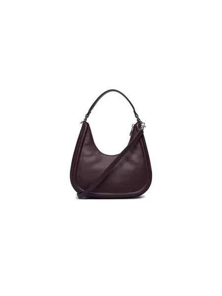 Calvin Klein Táska Bold Ck Small Crescent Bag Bordó barna