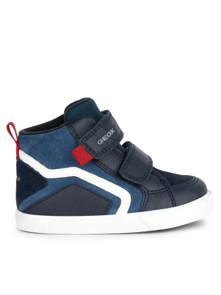 Sneakersy Geox B Kilwi Boy M Tmavomodrá
