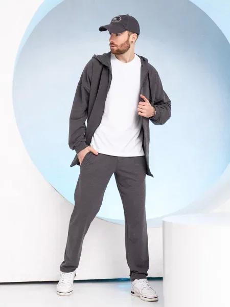 ISSA Plus Спортивний костюм без підкладки сірий