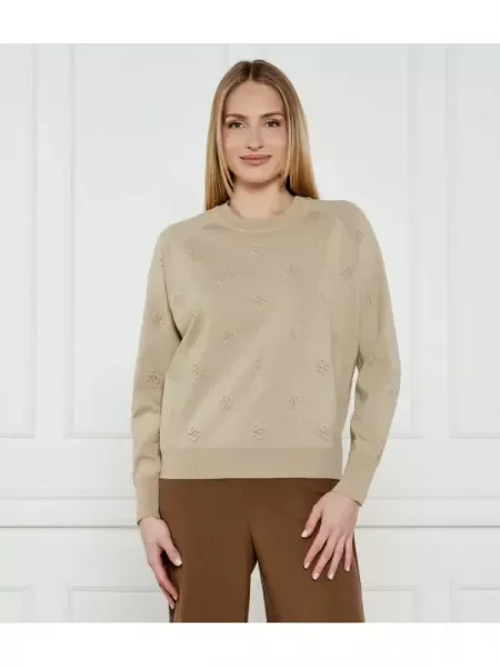 BOSS BLACK De lână pulover Furbani negru