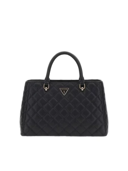 GUESS Ručna torbica Eco Carly Girlfriend' crna