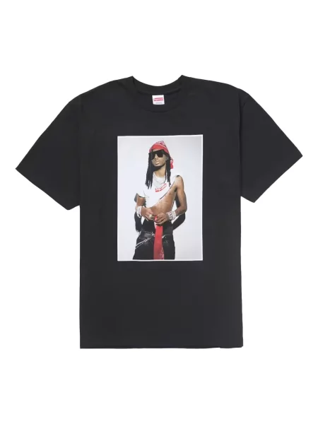 Tricou Supreme cu imagine negru