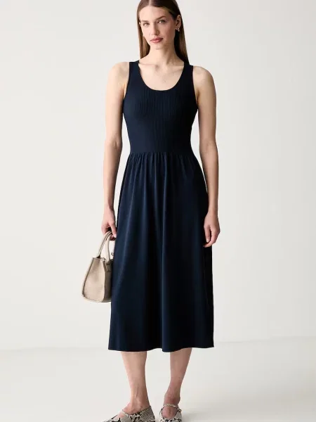 Weekend Max Mara rochie tricotată cu vâscoză WKDCALIBRI