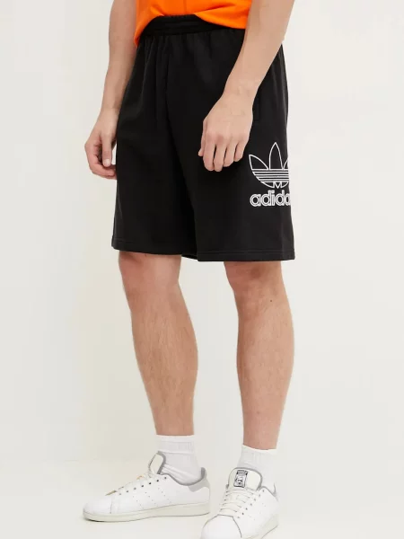 Къс панталон adidas Originals Trefoil черно
