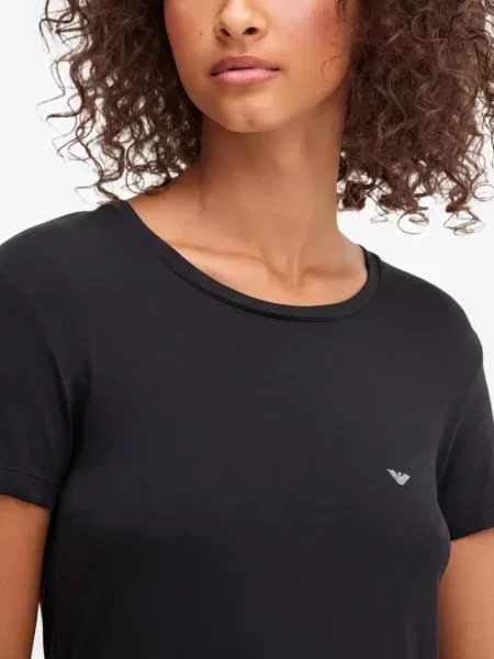 Tricou Armani Exchange cu tepi negru