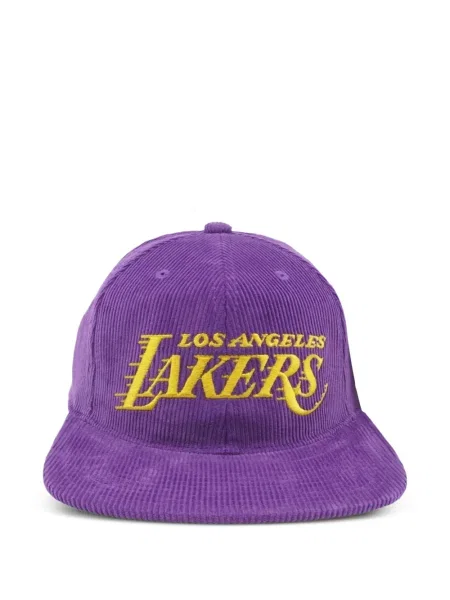 Șapcă Mitchell & Ness cu broderie de catifea cord violet