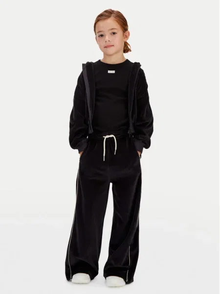 Calvin Klein Jeans Pantaloni trening Velvet negru