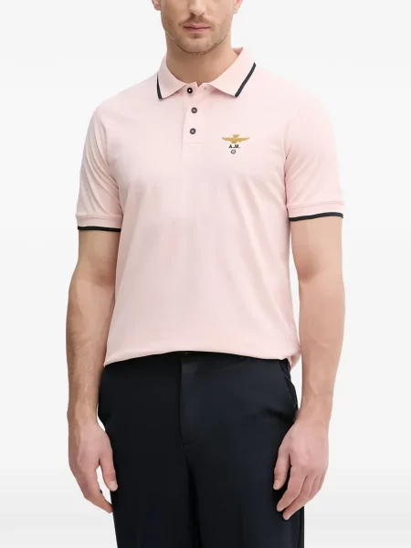 Tricou polo Aeronautica Militare roz