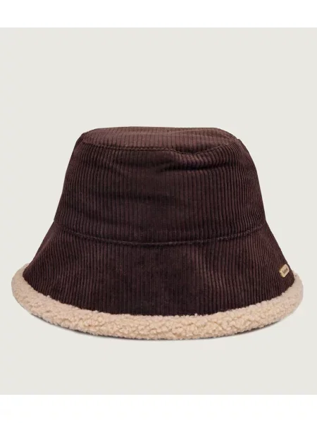 Barbour Pălărie Overton | catifea reiată | shearling maro
