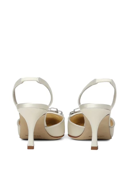Pantofi cu toc Manolo Blahnik cu cataramă slingback