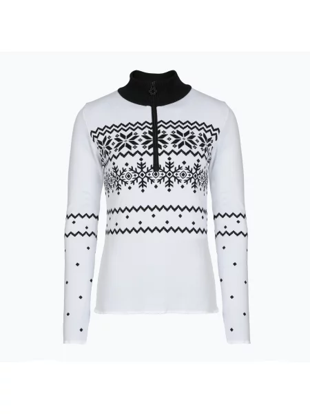 Női thermo pulóver Newland Groenlandia Half Zip white/black Groenlandia Half Zip fehér