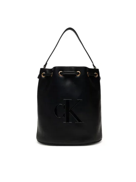 Bucket torba Calvin Klein črna