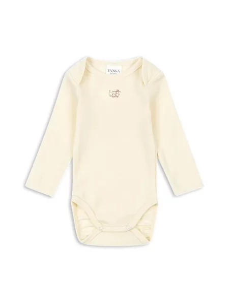 Fanga Fontana body dojčenské z meríno vlny ERBA WOOL LS BODY béžová