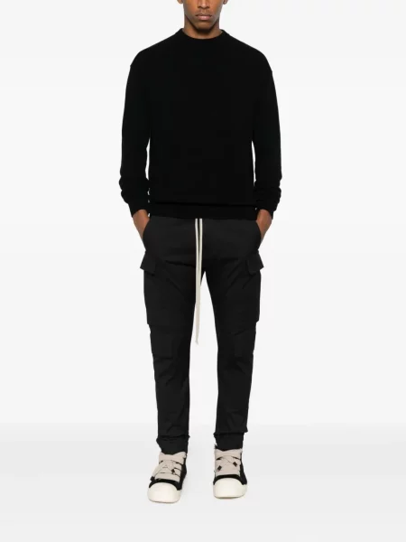 Pulover Rick Owens cu decolteu rotund negru