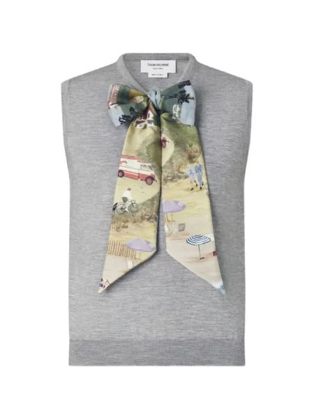 Vestă Thom Browne gri
