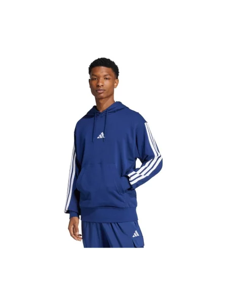 Prugasta frotir majica Adidas plava