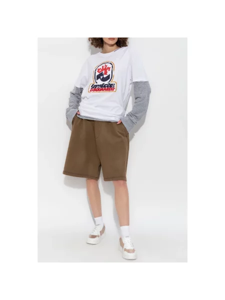 Szorty Dsquared2 brązowe