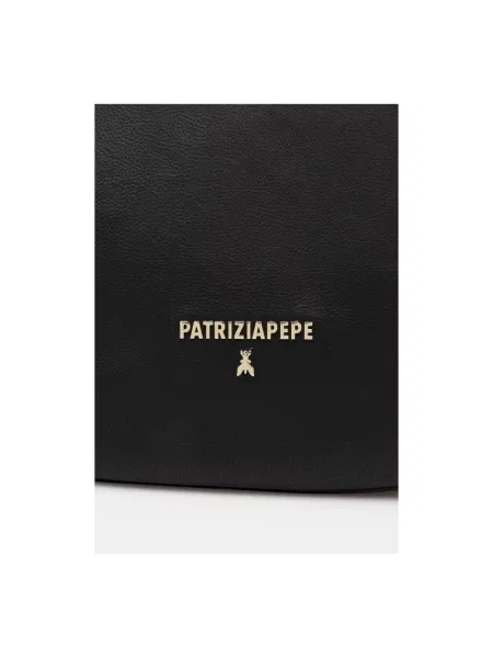 Patrizia Pepe torebka skórzana czarny