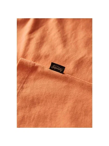 Tričko Superdry s autogramom oranžová