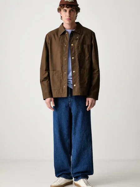 A.P.C. jachetă de Blouson Gabriel verde de tranzitie maro