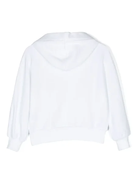 Bluza z kapturem dziecięca Msgm biała