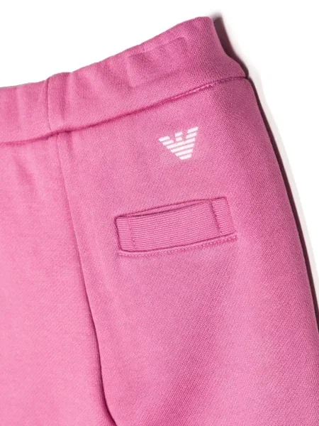 Dětské kalhoty Emporio Armani fialové