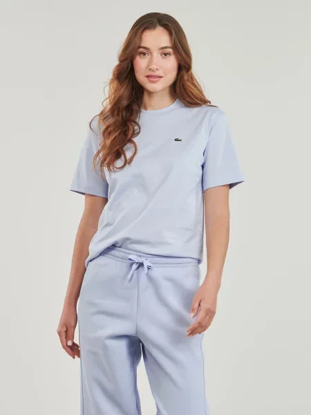 Lacoste Póló Kék Loose Fit fehér