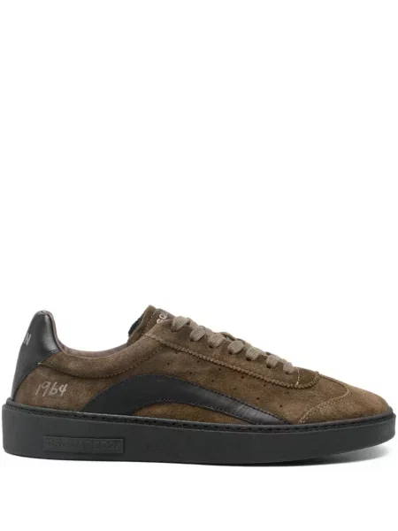 Sneakerși Dsquared2 din piele de căprioară maro
