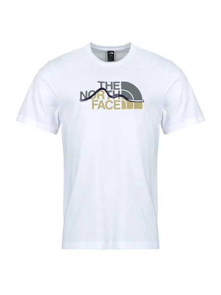 Majica The North Face s kratkimi rokavi bela