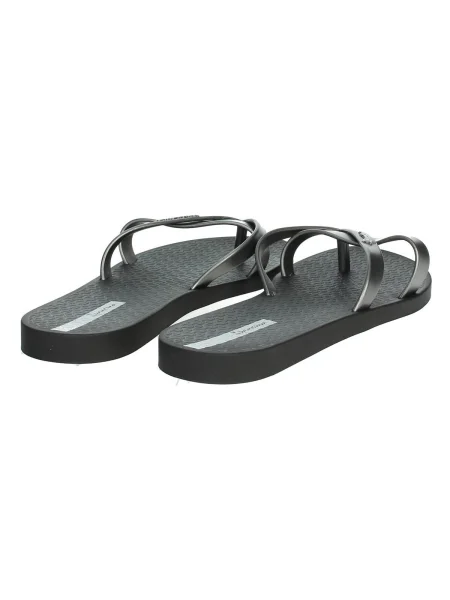 Női flip-flop papucsok Ipanema Kirei black/silver. Méret: 37 EU fekete
