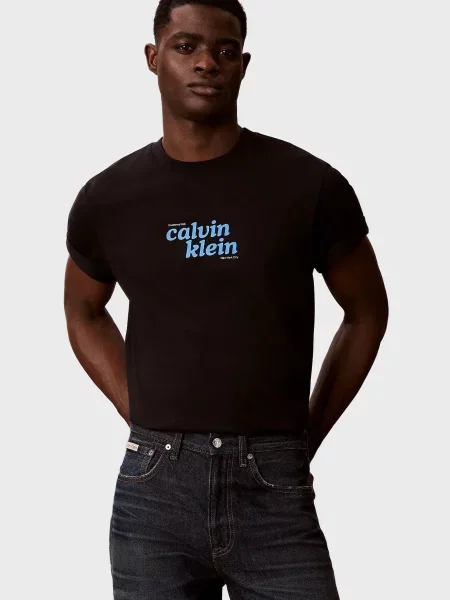 Футболка Calvin Klein Jeans чорна