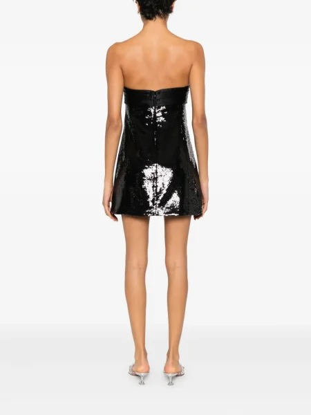 Rochie mini Retrofete cu paiete de costum negru