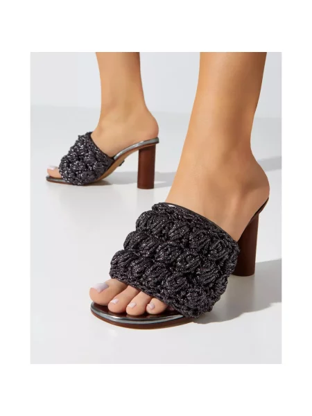 Klapki Jw Anderson skórzane szare