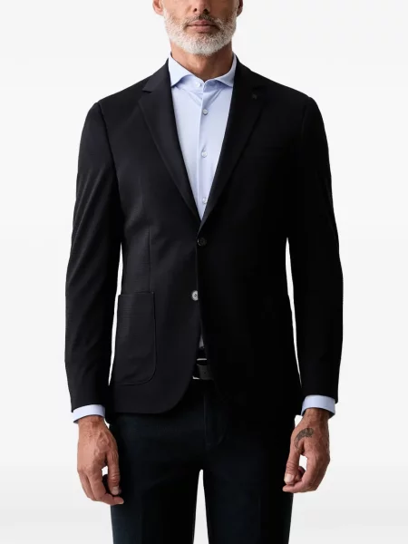 Kostkované sako Karl Lagerfeld modré