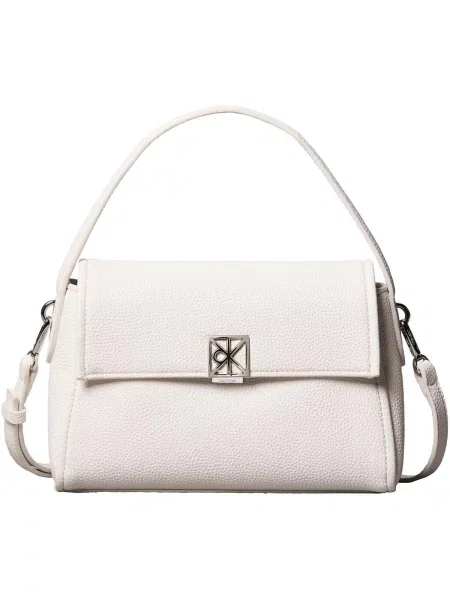 Vlnené džínsy Calvin Klein biela
