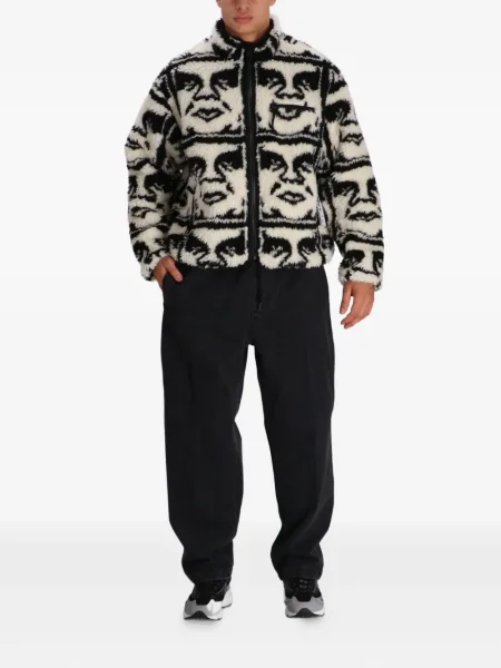 Pantaloni Obey negru