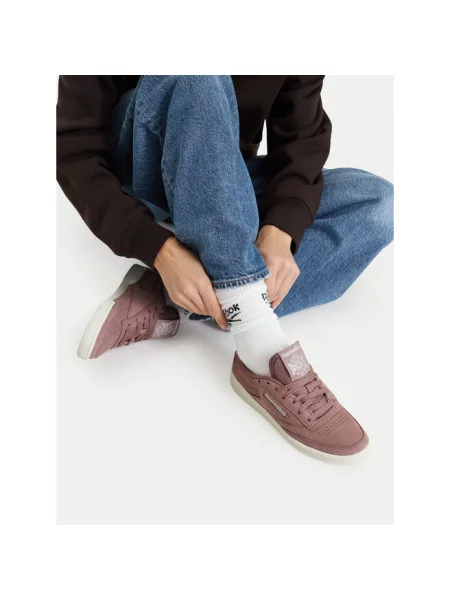 Reebok Sneakersy Club C 85 EO-CLUB C 85 Fioletowy brązowe