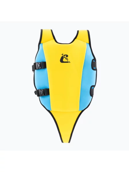 Детска жилетка за плуване Cressi Little Turtle yellow/azure жълто