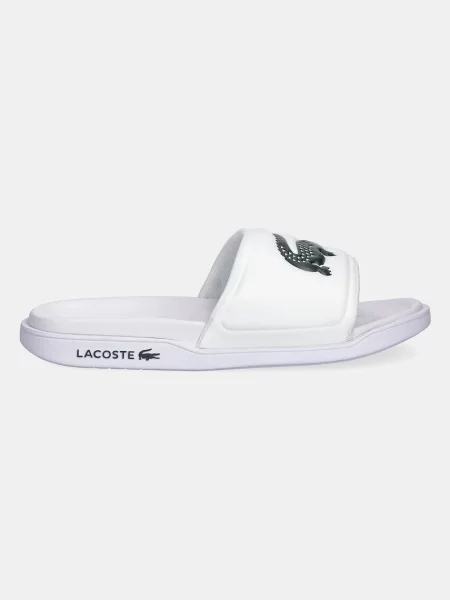 Шльопанці Lacoste SERVE SLIDE DUAL білий