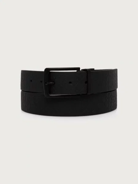 Calvin Klein curea reversibilă pentru bărbați din piele negru