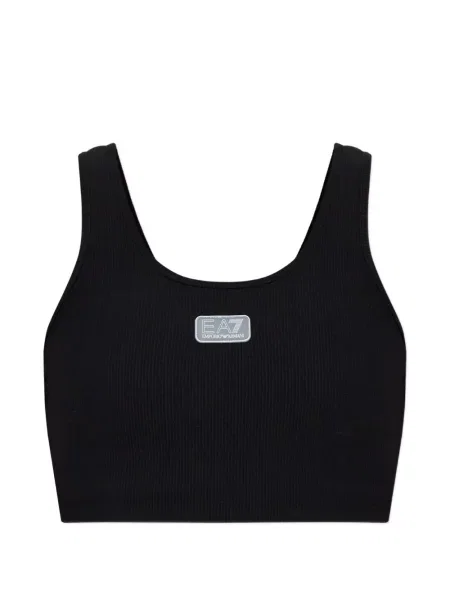 Top Ea7 Emporio Armani cu autograf negru